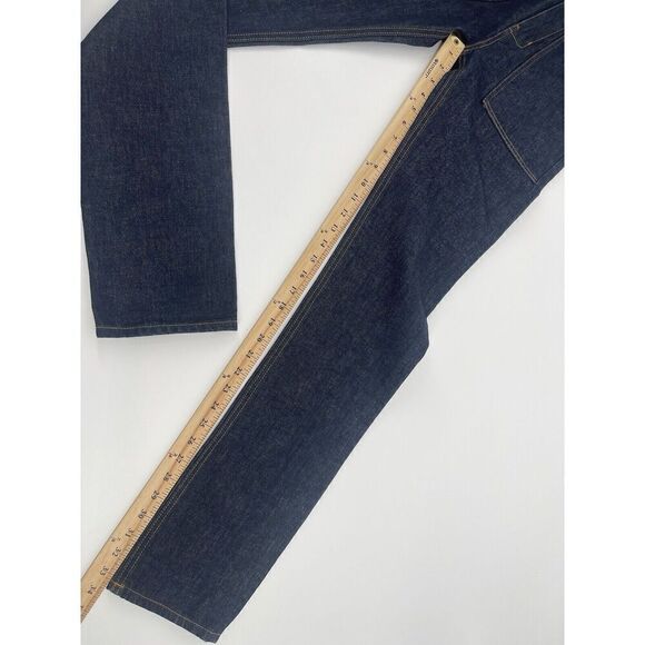 NWOT Helmut Lang Raw Denim Indigo Patch Pocket Jeans 2017 Mens Tag Size 26 Italy - Picture 5 of 9